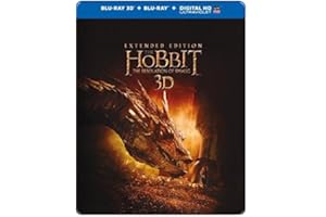 The Hobbit: The Desolation of Smaug Extended Edition Jumbo Steelbook (Bilingual) [Blu-ray 3D + Blu-ray + UltraViolet]