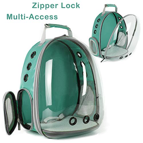 Bird Carrier Cage, Bird Travel Backpack with Stainless Steel Tray and