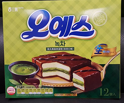 Haitai oh yes green tea flavor, 11.85 ounce (pack of 10)