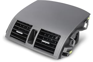 PIT66 Dashboard Dash Center A/C Air Vent Upper Bezel Trim Compatible with Toyota Corolla 2009 2010 2011 55435-02220, 55436-02180 55670-02160, 55663-02060