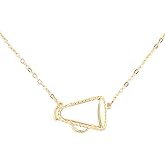 Mikovivi 6pcs Cheer Necklace, Cheerleader Gifts Cheerleading Necklace for Women Cheer Leader Team Gifts Pendant Charm Jewelry Accessories Stuff for Women Mom Presents