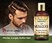 Strengthening Hair Serum For Frizzy Hair | Menagerie Anti Frizz Hair Shine Smoothing Serum | Stimulate Growth & De-Frizz Hair | Nourishing Vitamins, Antioxidants & 10 Organic Essential Oils | 4oz