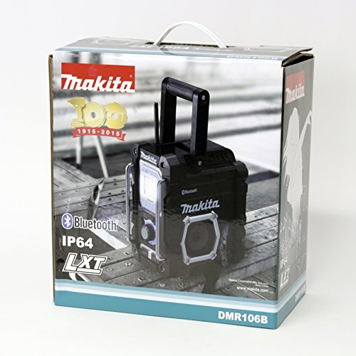 [- Makita DMR106B Jobsite Radio with Bluetooth and USB Charger - assortment  -]