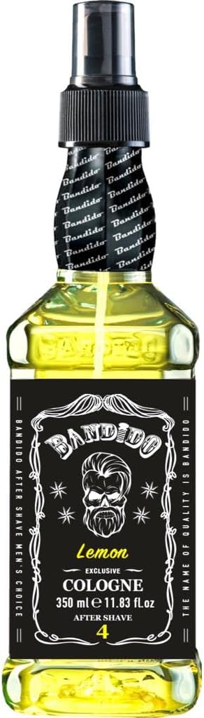 Bandido Lemon Aftershave Cologne 350ml Traditional Turkish Spray Eau de Cologne