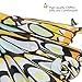 Flying Childhood Kids Girls Fairy Butterfly Wings Costume-Toddler Dress Up Dance Prop-Pretend Play Party Favors (Yellow)