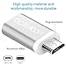 aceyoon Micro USB Male to USB Type C Female Adapter 2 Pack USB C to Android Data & Charging Conveter Compatible for ChromeBook Pixel, Nexus 6P, OnePlus 2