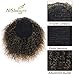 AISI BEAUTY Drawstring Ponytail Extension Kinky Ponytail Puff Extension Clip in Natural Hair Ponytail for Women Synthetic Hairpiece Mixed Color (1B-27#)