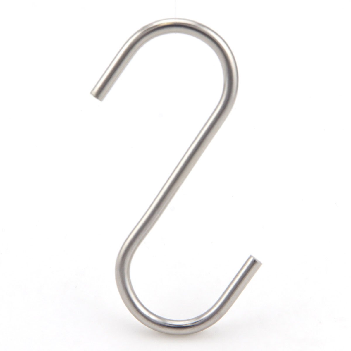Photo 1 of NXG 30 Pack 2.5 Inch Nickel Plated Stainless Steel S Hook S Shape Durable Hanging Hooks for Kitchen, Bathroom, Closet, Work Place, Office