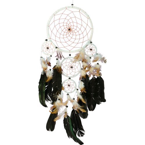 New Age Source Dream Catcher Divine - Large dream catcher with beads, for wall, for decor, in bedroom