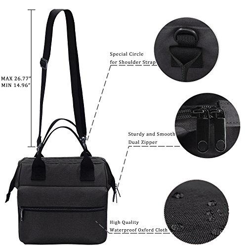 3 Srise+Lunch+Insulated+Women+Adults%25EF%25BC%2588Black%25EF%25BC%2589