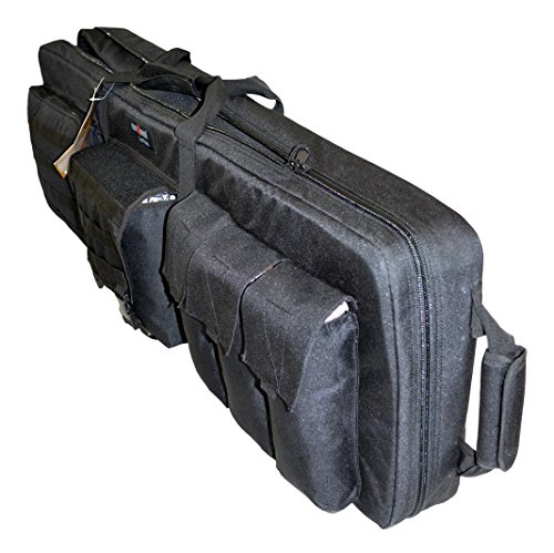 Explorer Rolling 3-Rifle Case, Black, 46 x 13.5 x 4-Inch