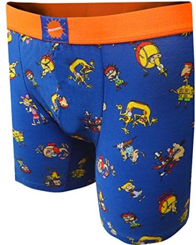 Nick Rewind Rugrats and Catdog with Ren & Stimpy Boxer Briefs for men (Medium)