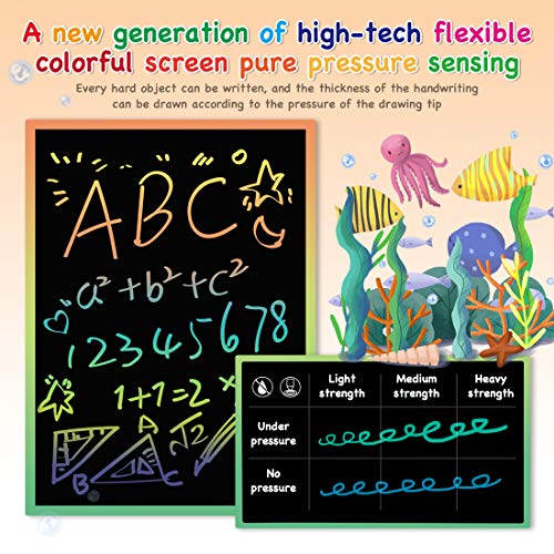 image for ORSEN LCD Writing Tablet 10 Inch, Colorful Magnetic Doodle Board Drawi