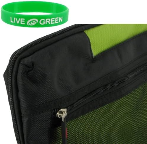 Checkpoint Friendly Carrying Case Bag for MacBook Pro MC118LL/A 15.4-Inch (Seal Series Green / Black)