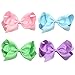 Shemay Grosgrain Ribbon Boutique Big Hair Bows Alligator Clips for Baby Girls Toddlers Teens Women Kids Barrettes 20pcs