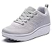 DADAWEN Women's Platform Wedge Tennis Walking Shoes Breathable Lightweight Casual Comfort Fashion Sneaker (Size:US5-US12)
