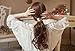 Cfalaicos Hair Accessories Leaf Ponytail Holders Hairbands Hair Circle Women Simple Ponytailer (1pcs metal leaf)