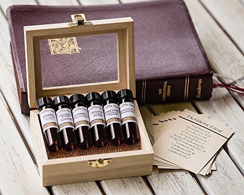 Bible Scripture Essential Oil Gift Set With Carrier Oil, Biblical Oil Kit, Bible Essential Oil Kit, Essential Oil Kit