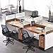 Ergousit Mid-Back Mesh Office Chair, Ergonomic Desk Chairs Swivel Computer Task Chairs with Adjustable Height and Flip-up Armrest - Lumbar Support and Sponge Cushion in Black (Black)