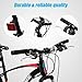Murtisol Mountain Bike 26” Hybrid Bicycle with Dual Disc Brake,21 Speeds Derailleur, Designed Cool Frame, Adjustable Seat，Red Blackthumb 2