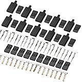 uxcell Servo Wire Plug Connectors for RC JR Futaba Male and Female 10 Pairs