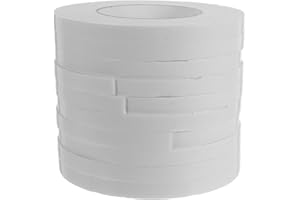 IMIKEYA 10 Rolls White Foam Adhesive Tape 1Mm Thick 12Mm Wide Double Sided Mounting Tape for Poster Hanging