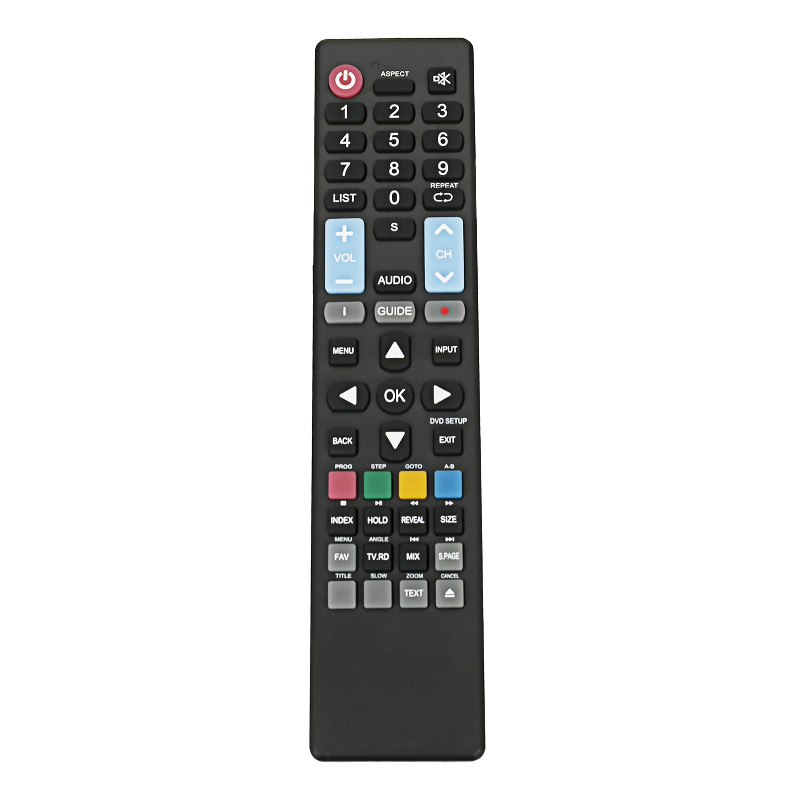 ALLIMITY Remote Control Compatible with RCA HKC TV RS43F1-EU RS50U1-EU RB24H1-UK RB32H1-EU RB40F1-EU RS55U1-EU RS65U1-EU 13M4 13M4C 16M4 16M4C 17H2 17H2C 24C2NB 24C2NBD 32C9A 32D1-H2EU 40F1 43F3