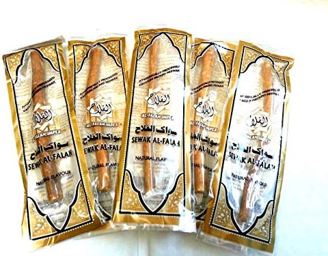 60 x Natural Flavor Meswak Toothbrush Stick Sewak Al Falah Sewak Siwak Islam (40 Meswak)