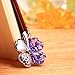 Merdia Four Leaf Clover Heart-shaped Crystal Pendant Necklace | Necklaces for Women | Heart Necklace | Silver necklace for Women | Womens Gifts | Heart Pendant Necklace | 4 Leaf Clover Necklace