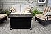 Camp Chef FP40 Monterey PropaneFire Pit Table with Fire Glass & Lid included, Copper Color