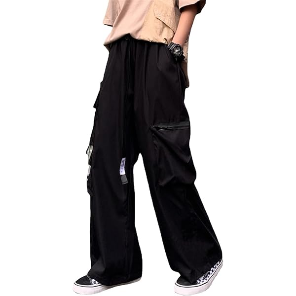 Vifucz Sweatpants Women Parachute Pants for Women Baggy Punk Hip
