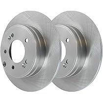 AutoShack Coated Brake Rotors Rear Kit - For 2005-2016 Kia Sportage, 2001-2006 Hyundai Santa Fe, 2005-2015 Tucson - CR41338PR