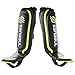 Sanabul Essential Hybrid Sleeve Kickboxing Shin Guards for MMA Shin Guards Muay Thai Shinguards - Green, L/XL