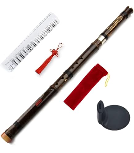 Flûte En Bambou Shakuhachi Traditionnelle Japonaise - Instrument à Vent Vertical Fabriqué Main - Cadeau Musical Unique