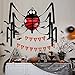 Halloween Decorations Hanging Spider with Balloon for Halloween Party or Haunted House Decorations – 20 Feet