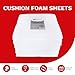 XFasten Cushion Foam Sheets as Packaging Cushion, Safely Wrap Dishes, China, Glass and Furniture, Packing Foam Cushioning Supplies for Moving, 12-Inch by 12-Inch, Pack of 50