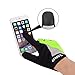 Trideer Padded Full Finger Cycling Gloves, Touch-Screen Mountain Road Gloves Anti-Slip, Bicycle Racing Gloves Biking Gloves (Full Finger Green, S (Fits 6.3-7.0 inches))
