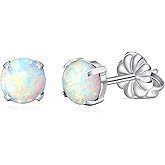 Limerencia G23 Hypoallergenic Pure Titanium Earrings, Opal/Moonstone/Cat's Eye/Blue Turquoise Stud Earrings, F136 Implant Grade|Delicate Jewelry for Sensitive Ears