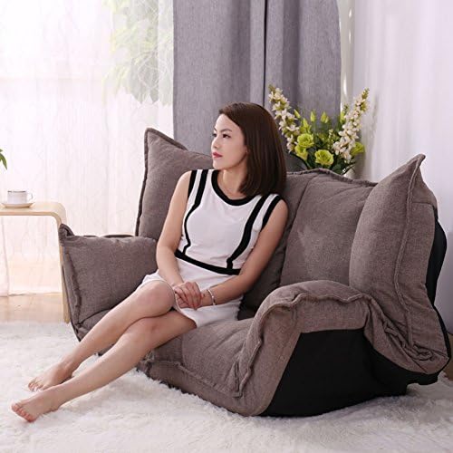Tatami floor lazy sofa casual lounge chair folding couch-beds recliner -A