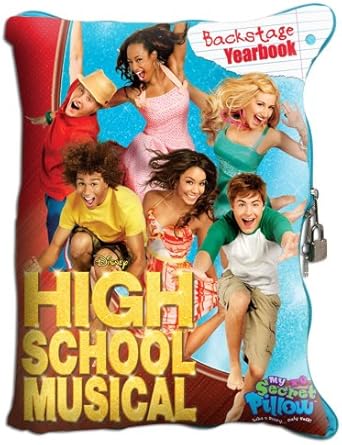 Amazon Com High School Musical My Secret Pillow Journal Clothing