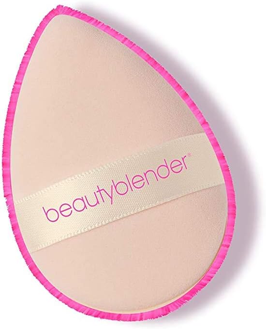 Beautyblender - Dual-sided Powder Pocket Puff Makeup Applicator with Strap - for Powder Foundation and Loose Powder - in Pink - Image 3