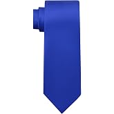 KOOELLE Men's Solid Color Formal Ties for Men | Smooth Woven Fabric | Thick Interlining | Great for Groomsmen, Business, Weddings and Formal Occasions