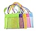 Shell Bags Beach Bag for Kids 5 Pcs Colorful Mesh Beach Bags Kids Seashell Mesh Bag for Kids Storage Shell Fruit Vegetable Or Toys(Set of 5)