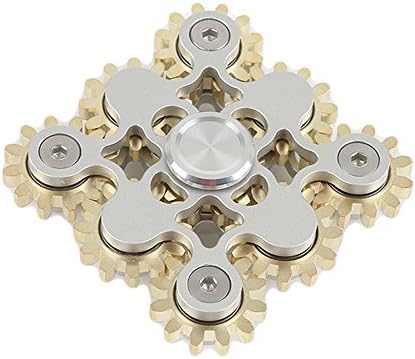 JEPN Hand Spinner EDC Toy, 9 Nine Tooth Contact Finger Tip Gyroscope Infinite Finger Gyro Hand Spinner, High Speed Brass Fidget Toys , relieves your stress, ADHD, anxiety, improve focus and attention