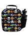 Star Wars Boy's Girl's Adult's Soft Insulated School Lunch Box (One Size, Black)