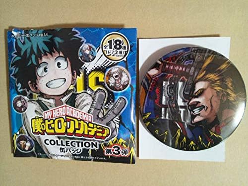 Amazon Co Jp 十傑 オールマイト ジャンプショップ 僕のヒーローアカデミア コレクション 原作 缶バッジ 第3弾 ヒロアカ 八木俊典 ヒーロー お茶目 ホビー 通販