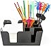 Ultimate Bar Caddy Assorted Swizzle Sticks, Disposable Flexible Straws (2 Sizes) – Ideal Bar Party Refill Kit for Organizers (60 Pieces)