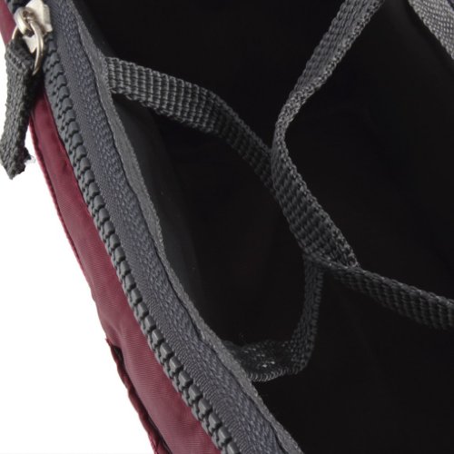 WITERY Travel Essential Bags-in-Bag,Travel Storage Mesh Bag Organiser iPad Case Cosmetic Bag Make-up Beauty Wash Bag Red