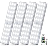 LED Closet Lights, 30 LEDs Rechargeable Dimmable