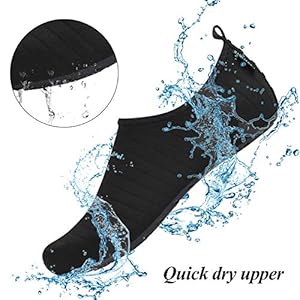 Schnorchelmasken 51OUu85HonL. SS300 Obermaterial: Synthetik, Breathable und glatte Stoffe gibt Ihnen ein angenehmes und freies Tragegefühl.
Innenmaterial: Elastisch Textil, feuchtigkeitsbeständig, antibakteriell, erhöht den Tragekomfort und bietet gleichzeitig eine gesünder Schuh Umwelt.
Sohle: Gummi. Anti-Rutsch-und Top-Qualität Gummisohle, Die Einlegesohlen geben Ihren Füßen weicher Berührung.